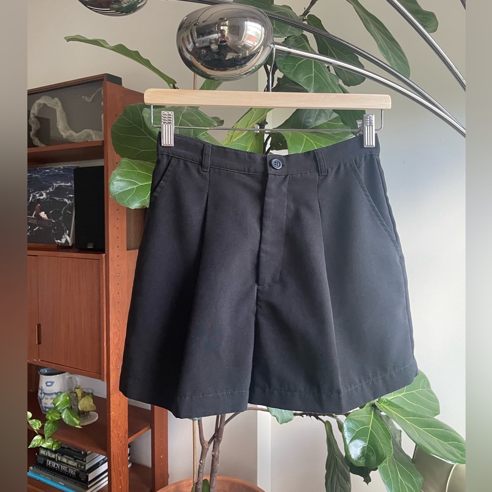 American Apparel Black High Waist Shorts